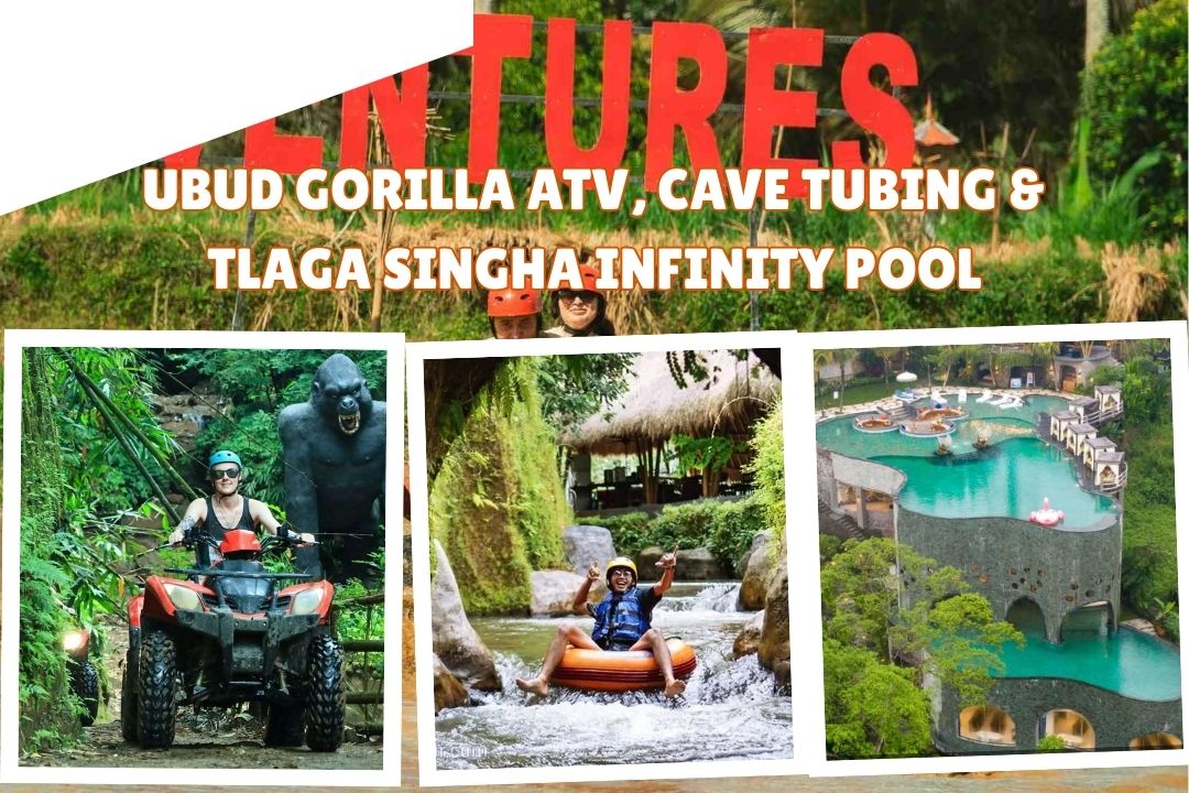 Ubud Gorilla ATV, Cave Tubing & Tlaga Singha Infinity Pool